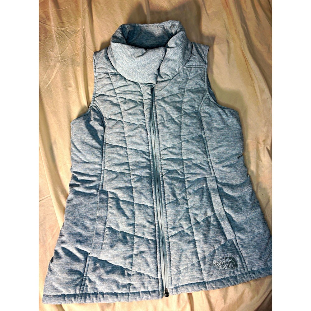 The North Face Womens Blue Quilted Insulated Vest Size S